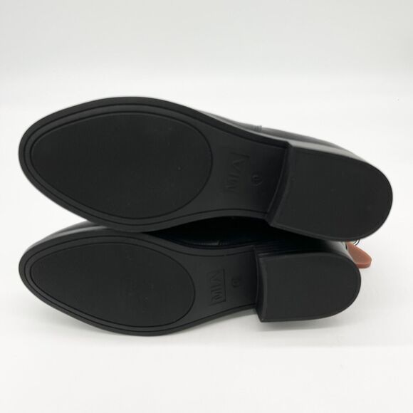 MIA Benicio Ankle Boot Womens 9 Black Classic Rocker Moto Boho Grunge Punk Retro - Picture 5 of 8